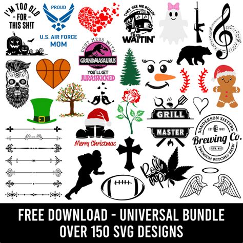 Download Free SVG Bundles for Commercial Use For Silhouette